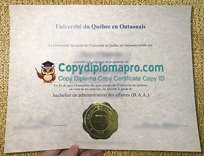 Université du Québec en Outaouais Diploma, UQO Diploma