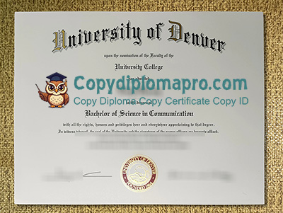University of Denver Diploma