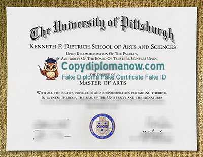 University of Pittsburgh Diploma