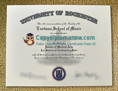University of Rochester Diploma