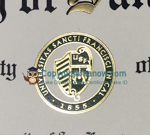 University of San Francisco Diploma seal