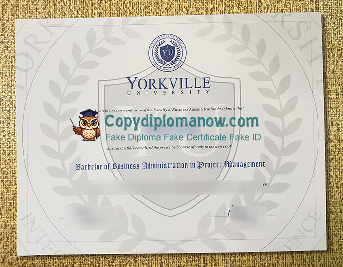 Yorkville University Diploma
