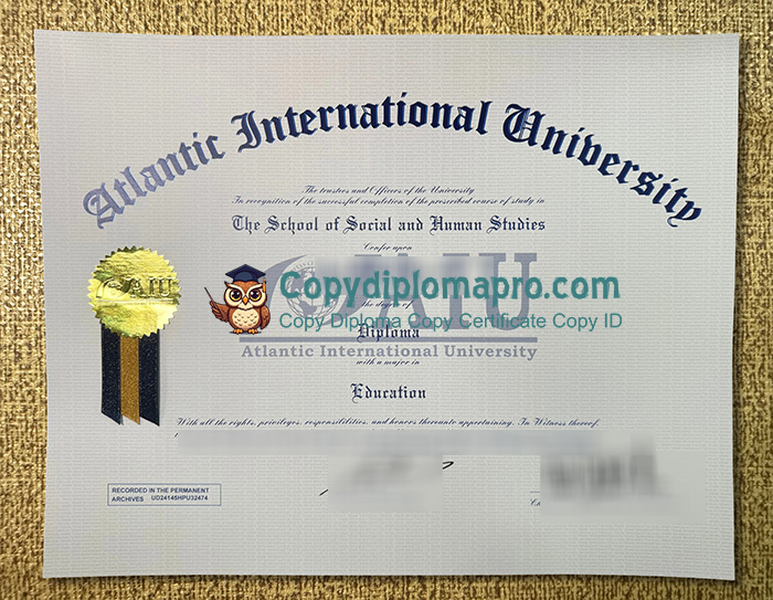 Atlantic International University Diploma, AIU Diploma