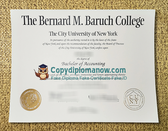 Baruch College Diploma