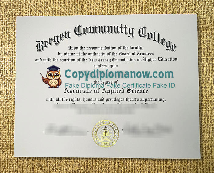 Bergen Community College Diploma