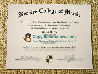 Berklee College of Music Diploma