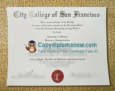 CCSF Diploma