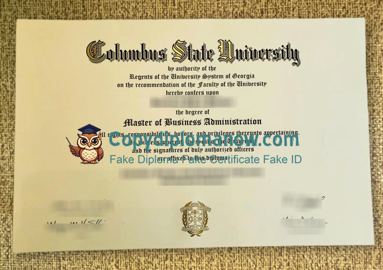 Columbus State University Diploma