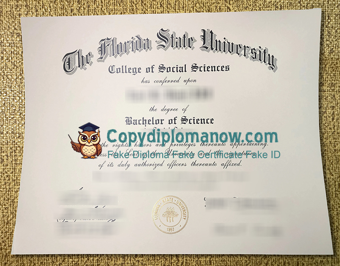 Florida State University Diploma, FSU Diploma