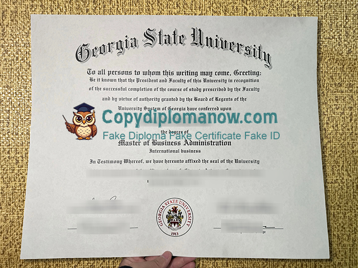 Georgia State University Diploma, GSU Diploma