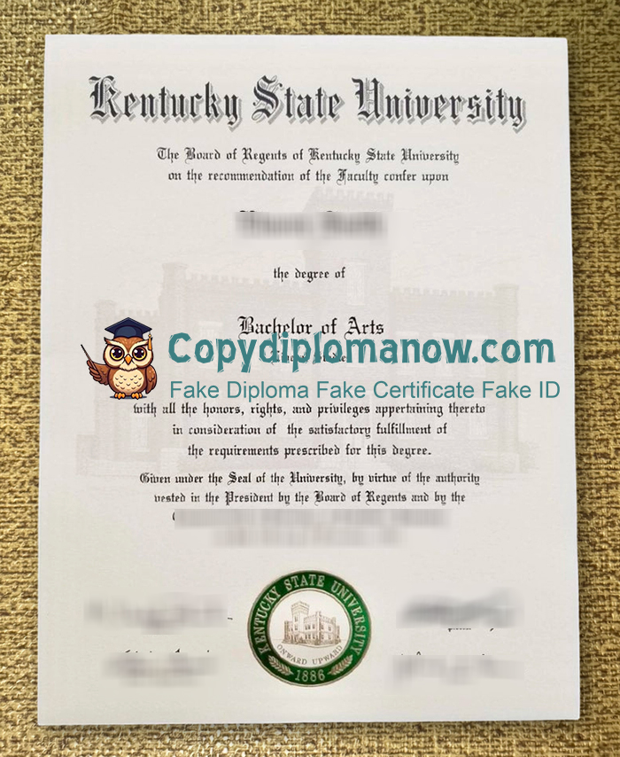 Kentucky State University Diploma, KSU Diploma