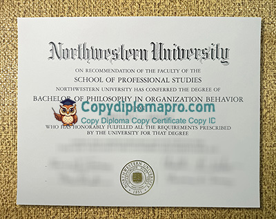 Northwestern University Diploma