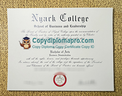 Nyack College Diploma, Bachelor of Arts Degree
