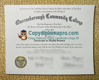 Queensborough Community College Diploma, QCC Diploma
