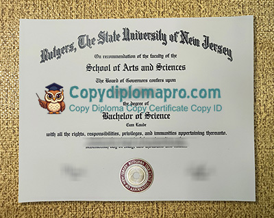 Rutgers University Diploma