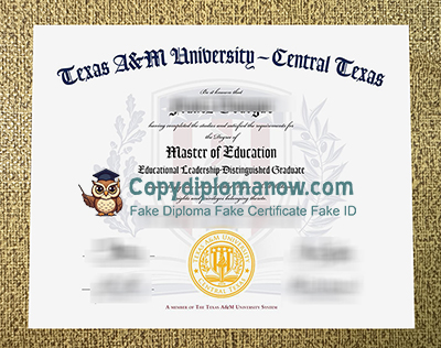 TAMUCT Diploma