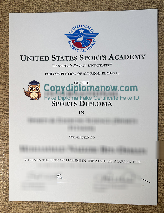 United States Sports Academy Diploma
