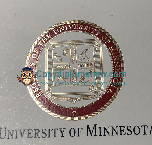 University of Minnesota Diploma seal