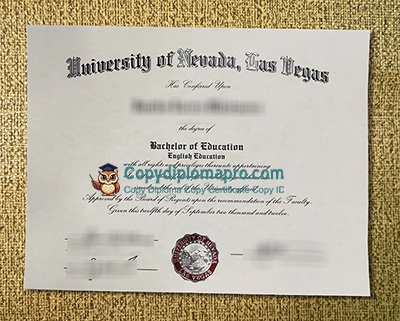University of Nevada, Las Vegas Diploma, UNLV Diploma