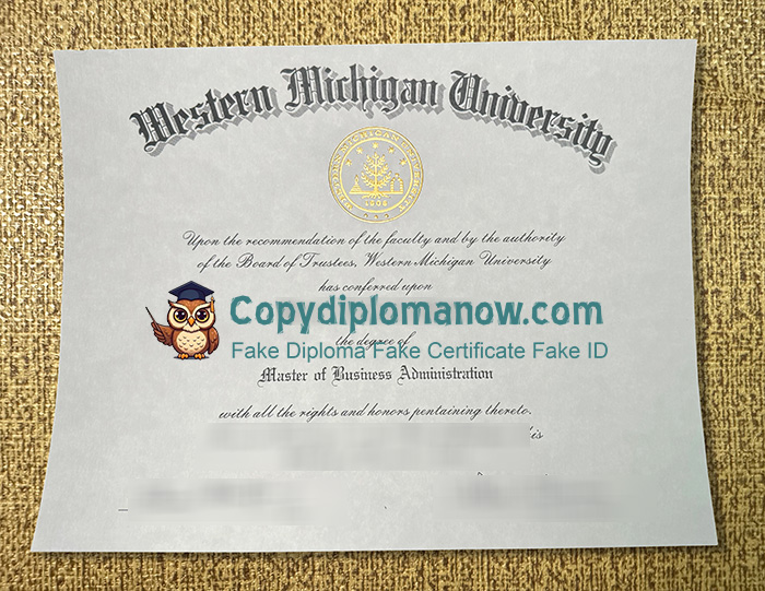 Western Michigan University Diploma, WMU Diploma
