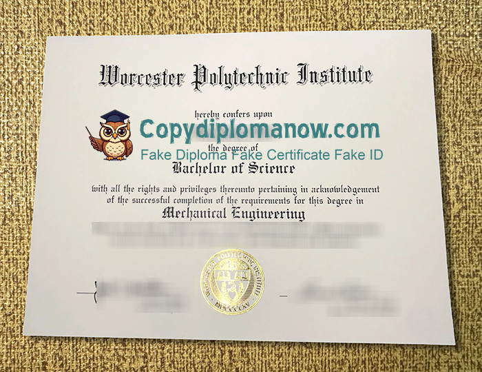 Worcester Polytechnic Institute Diploma, WPI Diploma