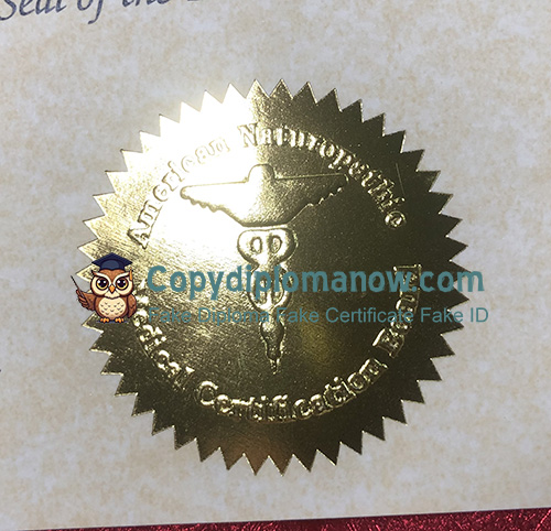 ANMCB Certificate seal