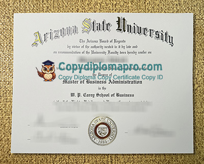 Arizona State University Diploma