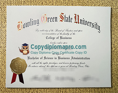 Bowling Green State University Diploma, BGSU Diploma