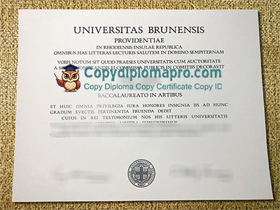 Brown University Diploma