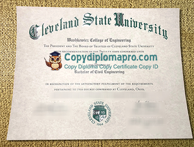 Cleveland State University Diploma, CSU Diploma