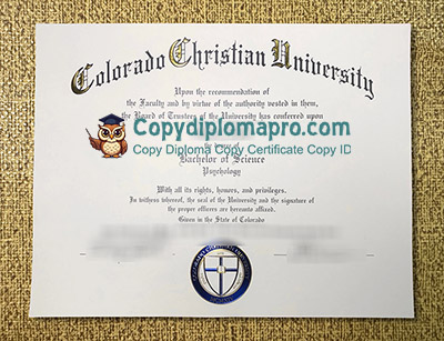 Colorado Christian University Diploma