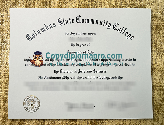 Columbus State Community College Diploma, CSCC Diploma