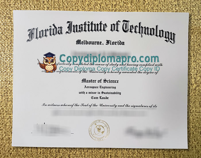 Florida Institute of Technology Diploma, FIT Diploma