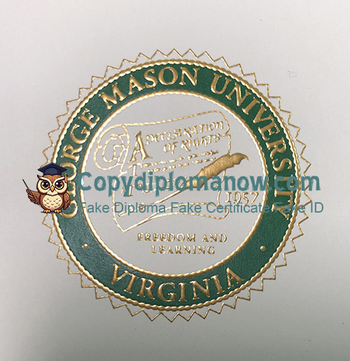 George Mason University Diploma seal