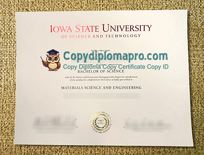 Iowa State University Diploma, ISU Diploma