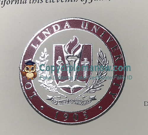 Loma Linda University Diploma seal