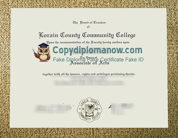 Lorain County Community College Diploma, LCCC Diploma