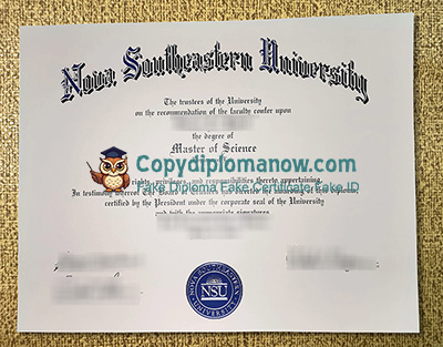 Nova Southeastern University Diploma
