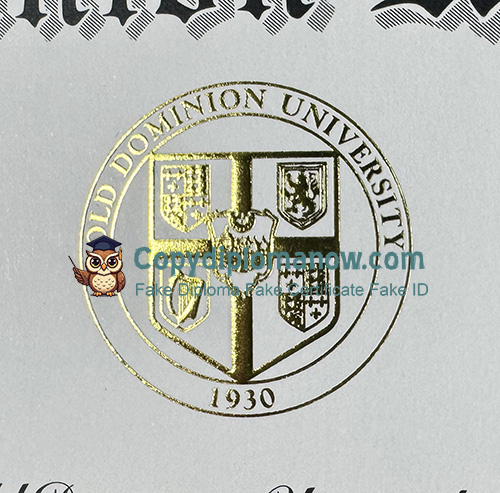 ODU Diploma seal