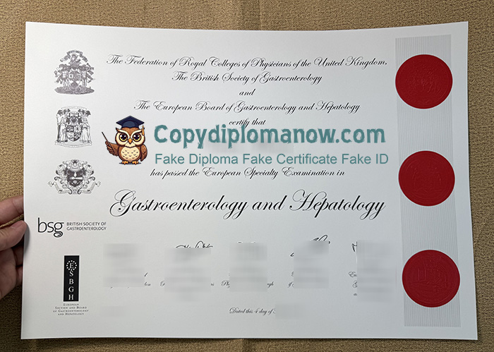 Royal College of Physicians Certificate, RCP Certificate