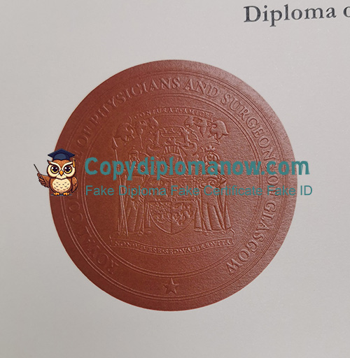 MRCS Diploma seal