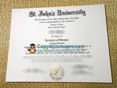 St. John's University Diploma