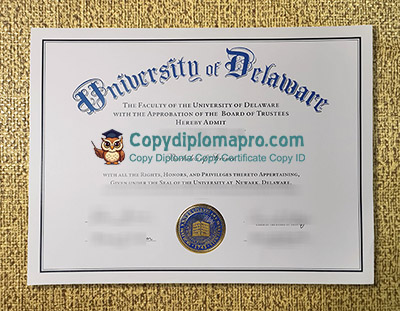 University of Delaware Diploma