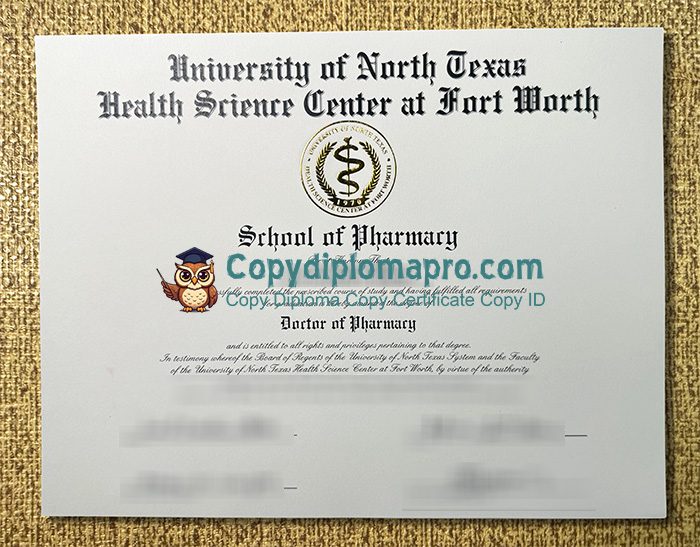 UNT Health Fort Worth Diploma