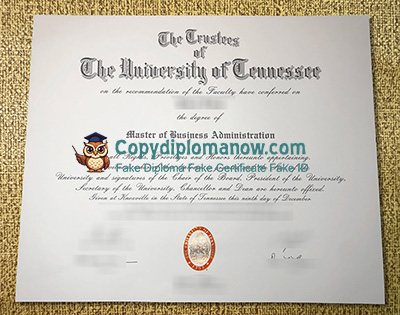 University of Tennessee Diploma