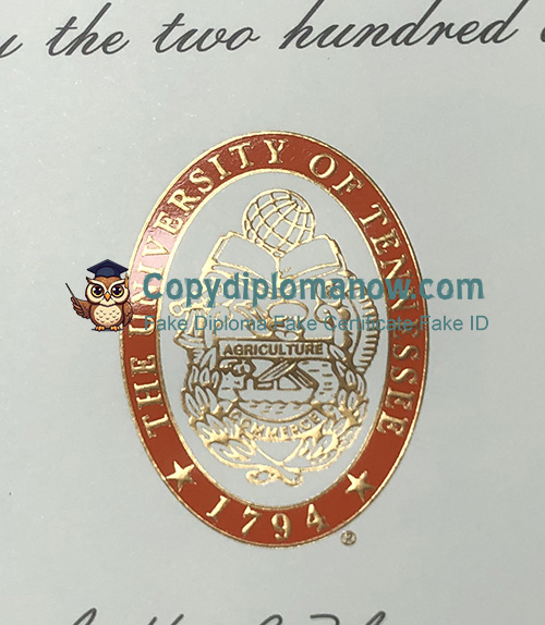 University of Tennessee Diploma seal