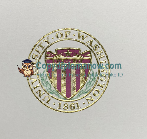 University of Washington Diploma seal