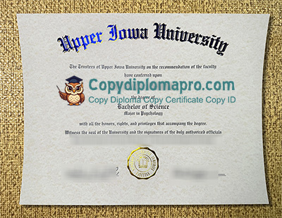 Upper Iowa University Diploma, UIU Diploma
