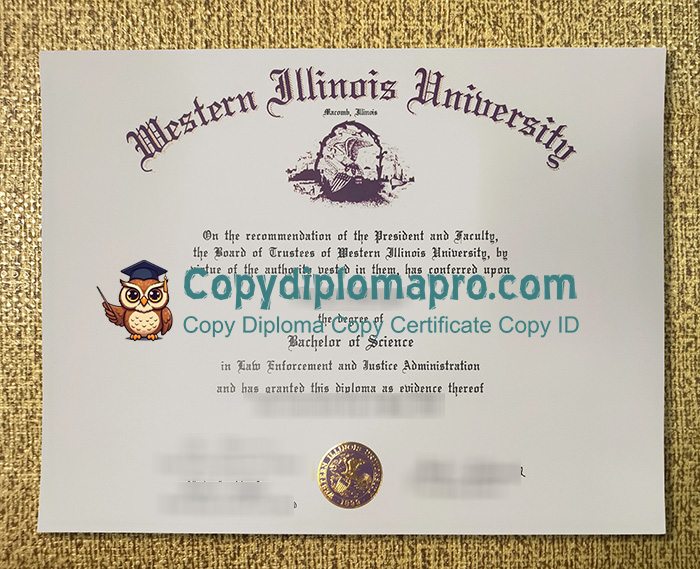 Western Illinois University Diploma, WIU Diploma