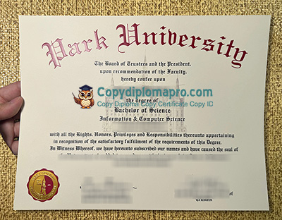 Park University Diploma